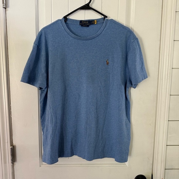 Ralph Lauren Men's Classic Blue Tee - Picture 1 of 4